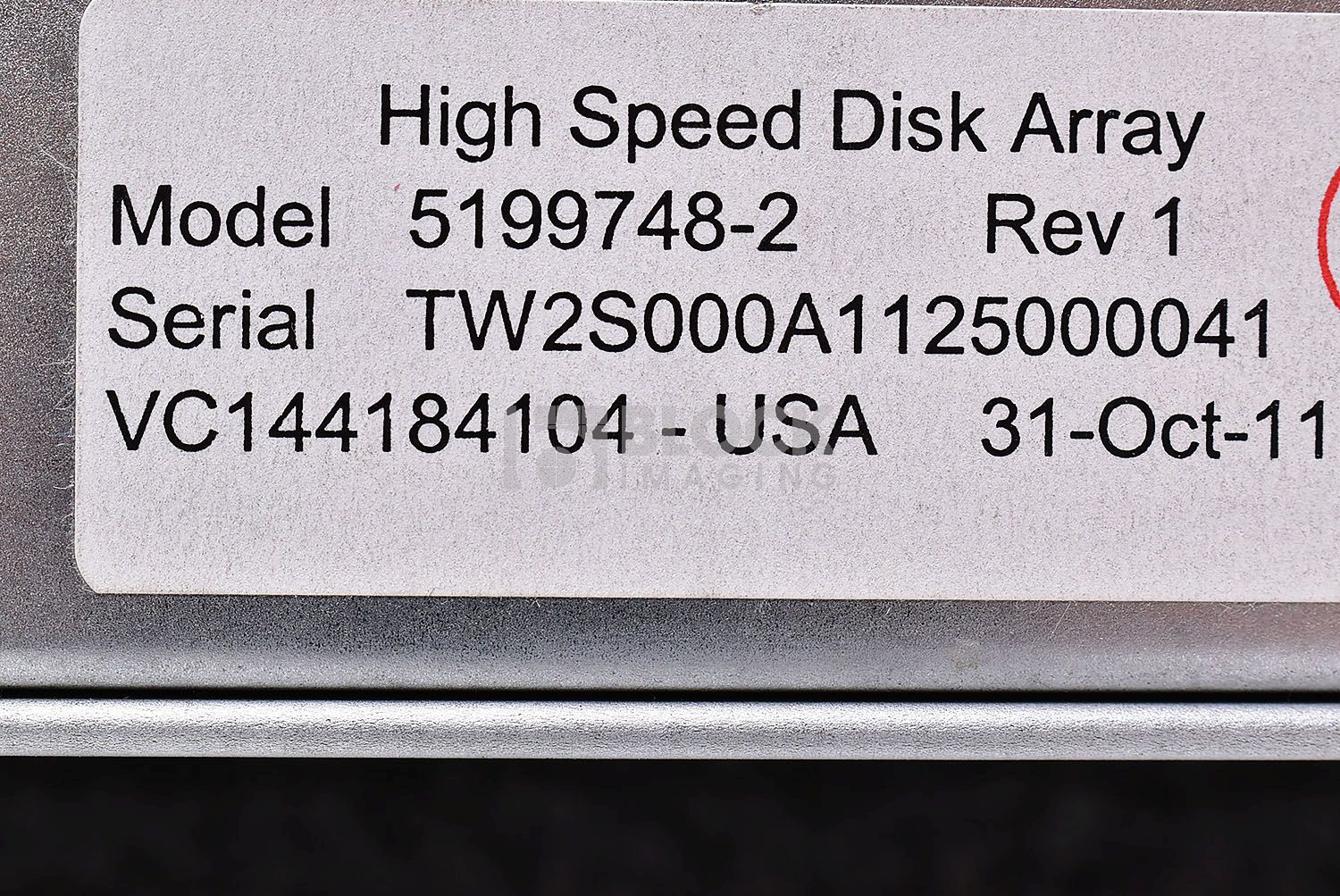 5199748-2 - GE - CT - HSDA - High Speed Disk Array | Block Imaging